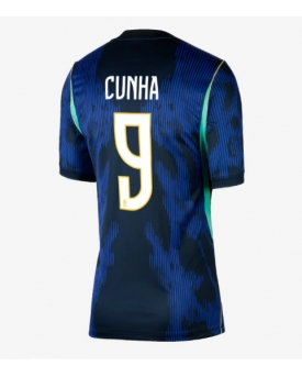 Billige Fotballdrakt Brasil Matheus Cunha #9 Replika Bortedrakt Dame VM 2026 Kortermet Billige Fotballdrakt Brasil Matheus Cunha #9 Replika Bortedrakt Dame VM 2026 Kortermet
